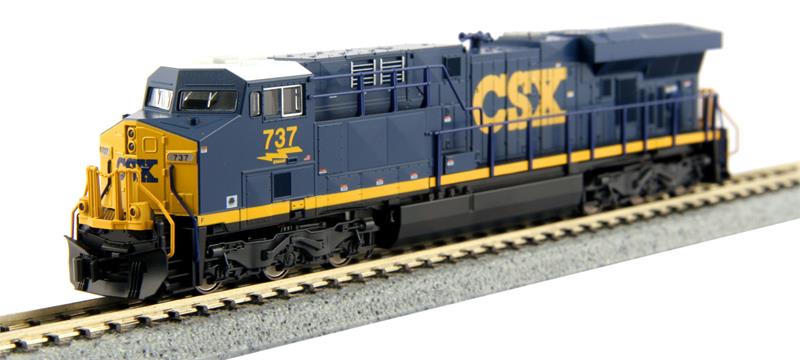 106-0021 N ESS44AC GEVO FREIGHT CSX Starter Set - Kato N Scale