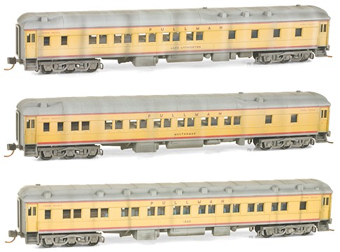 993 05 120 Union Pacific Weathered 3 car passenger set (N Scale)