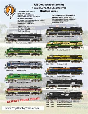 n scale locomotives