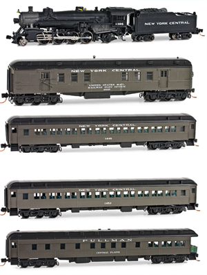n scale steam train sets